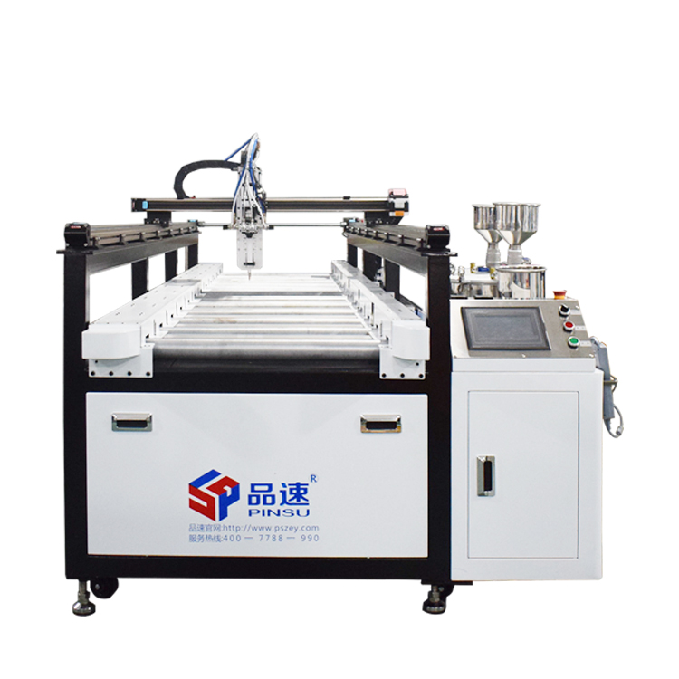 Automatic AB Glue Filling Roller Conveyor Belt Machine