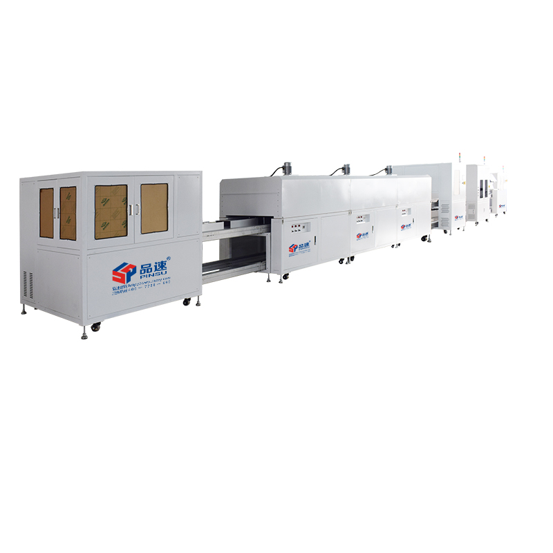 全自动灌胶抽真空烘烤治具上下回流线